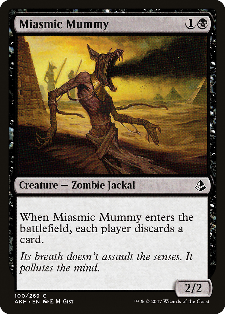 Image of Miasmic Mummy (AKH-100) - Amonkhet Foil