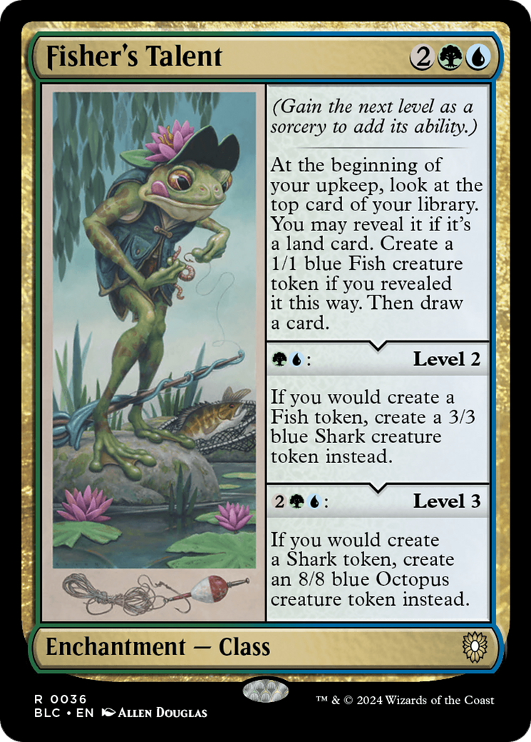 Image of Fisher's Talent (BLC-036) - Bloomburrow Commander
