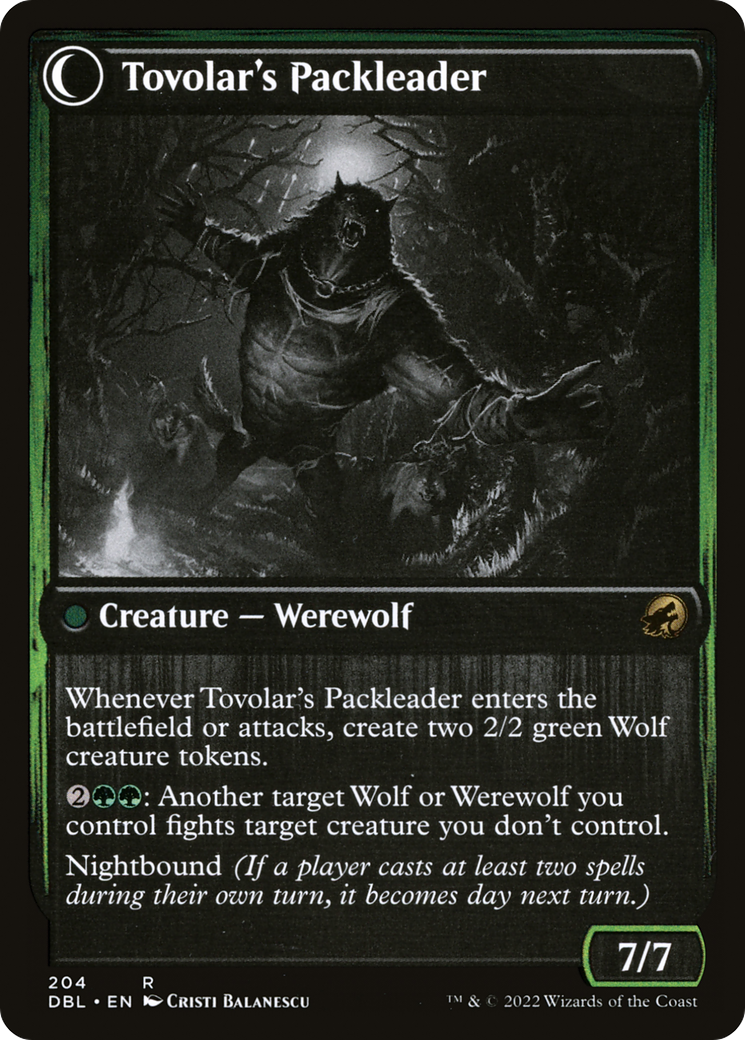 Image of Tovolar's Huntmaster (DBL-204) - Innistrad: Double Feature: (Double Faced Transform) Foil