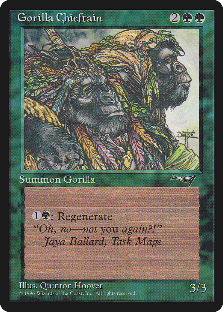 Image of Gorilla Chieftain (2 Gorillas) (ALL-078) - Alliances