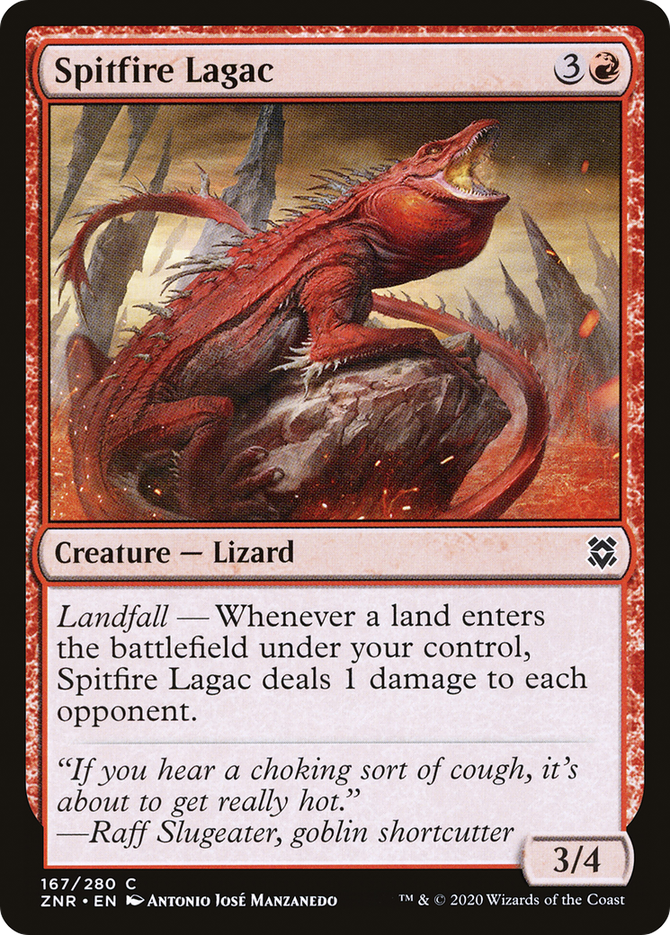 Image of Spitfire Lagac (ZNR-167) - Zendikar Rising