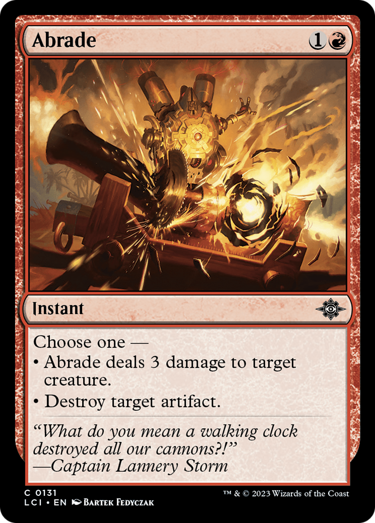 Image of Abrade (LCI-131) - The Lost Caverns of Ixalan Foil