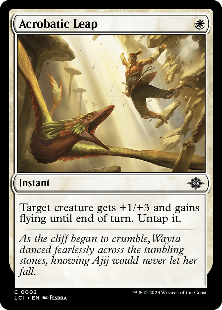 Image of Acrobatic Leap (LCI-002) - The Lost Caverns of Ixalan