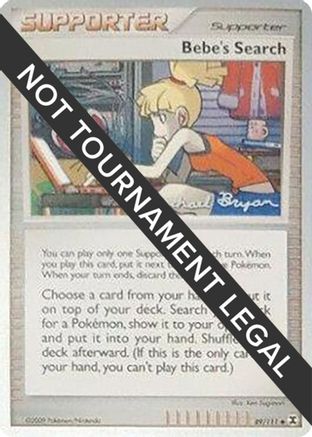 Image of Bebe's Search - 2010 (Mychael Bryan) 089  World Championship Decks - Uncommon