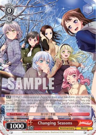 Image of Changing Seasons (BD/WE35-PE22 PR) - Poppin’Party x Roselia