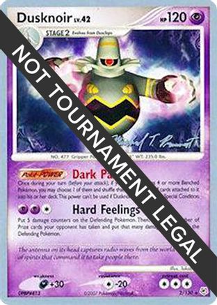 Image of Dusknoir 002  World Championship Decks - Rare