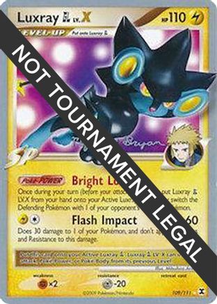 Image of Luxray GL LV.X - 2010 (Mychael Bryan) 109  World Championship Decks - Classic Collection