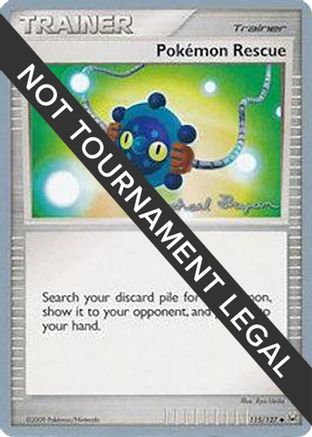 Image of Pokemon Rescue - 2010 (Mychael Bryan) 115  World Championship Decks - Uncommon