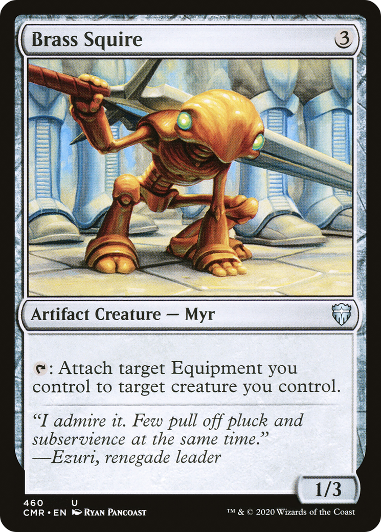 Image of Brass Squire (CMR-460) - Commander Legends