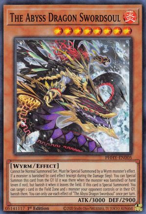 Image of The Abyss Dragon Swordsoul (PHHY-EN005) - Photon Hypernova 1st Edition