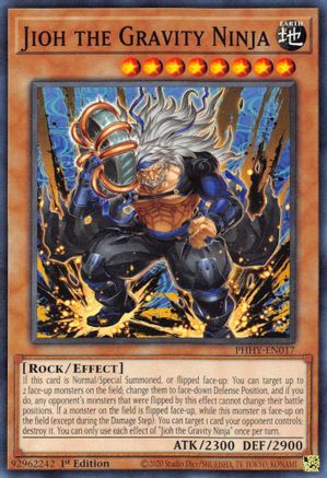 Image of Jioh the Gravity Ninja (PHHY-EN017) - Photon Hypernova 1st Edition