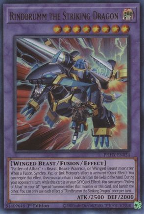 Image of Rindbrumm the Striking Dragon (PHHY-EN034) - Photon Hypernova 1st Edition