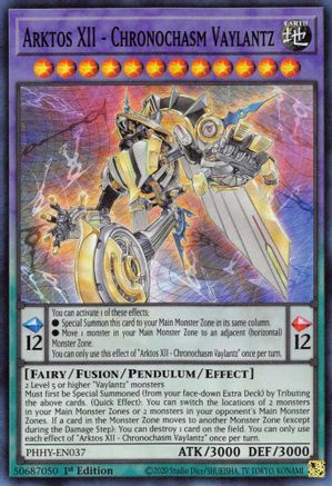 Image of Arktos XII - Chronochasm Vaylantz (PHHY-EN037) - Photon Hypernova 1st Edition