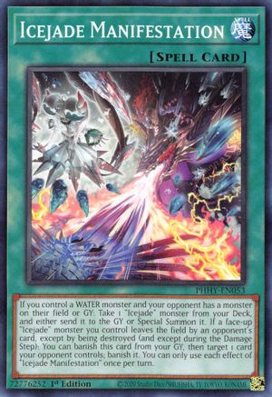 Image of Icejade Manifestation (PHHY-EN053) - Photon Hypernova 1st Edition
