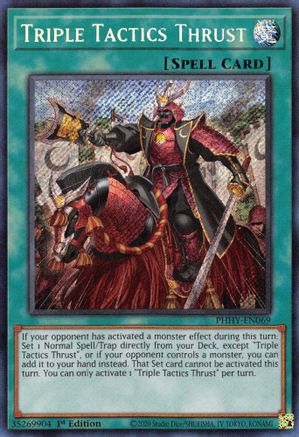 Image of Triple Tactics Thrust (PHHY-EN069) - Photon Hypernova 1st Edition