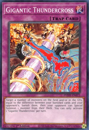 Image of Gigantic Thundercross (PHHY-EN072) - Photon Hypernova 1st Edition