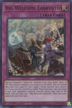 Image of Big Welcome Labrynth (PHHY-EN077) - Photon Hypernova 1st Edition