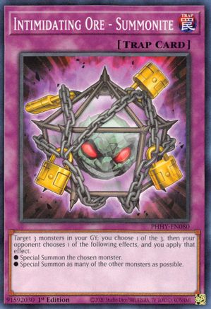 Image of Intimidating Ore - Summonite (PHHY-EN080) - Photon Hypernova 1st Edition
