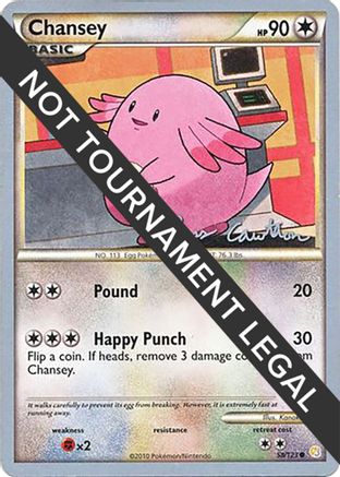 Image of Chansey - 2011 (Ross Cawthon) 058  World Championship Decks - Common