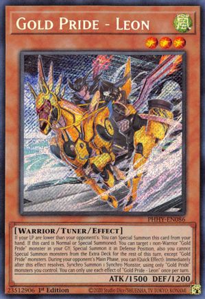 Image of Gold Pride - Leon (PHHY-EN086) - Photon Hypernova 1st Edition