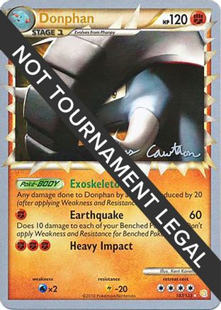 Image of Donphan - 2011 (Ross Cawthon) 107  World Championship Decks - Ultra Rare