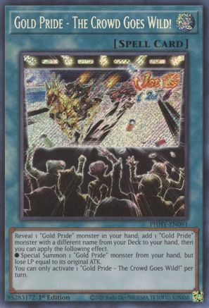 Image of Gold Pride - The Crowd Goes Wild! (PHHY-EN091) - Photon Hypernova 1st Edition