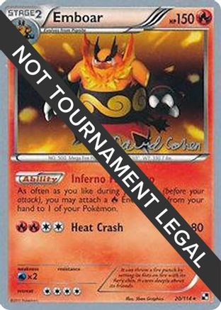 Image of Emboar 020  World Championship Decks - Rare