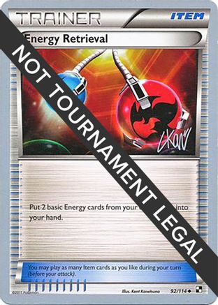 Image of Energy Retrieval - 2011 (Christopher Kan) 092  World Championship Decks - Uncommon