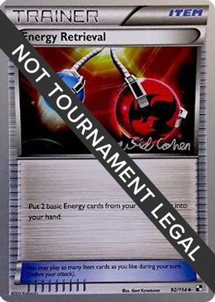 Image of Energy Retrieval - 2011 (David Cohen) 092  World Championship Decks - Uncommon