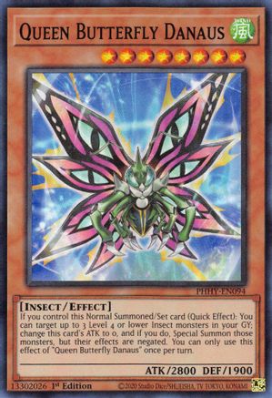 Image of Queen Butterfly Danaus (PHHY-EN094) - Photon Hypernova 1st Edition