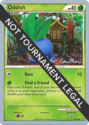 Image of Oddish - 2011 (Ross Cawthon) 060  World Championship Decks - Common