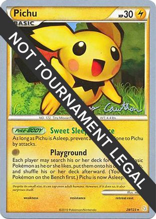 Image of Pichu - 2011 (Ross Cawthon) 028  World Championship Decks - Rare