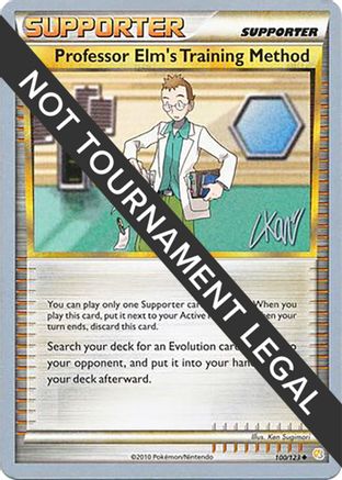 Image of Professor Elm's Training Method - 2011 (Christopher Kan) 100  World Championship Decks - Uncommon