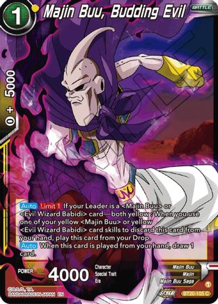 Image of Majin Buu, Budding Evil (BT20-105) - Power Absorbed