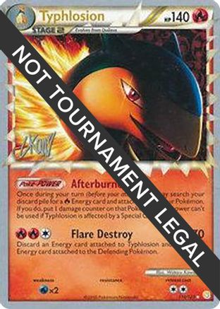 Image of Typhlosion - 2011 (Christopher Kan) 110  World Championship Decks - Ultra Rare