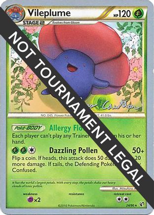 Image of Vileplume - 2011 (Ross Cawthon) 024  World Championship Decks - Rare