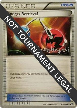 Image of Energy Retrieval - 2012 (Shuto Itagaki) 092  World Championship Decks - Uncommon