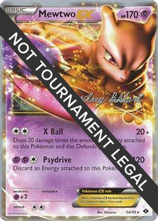 Image of Mewtwo EX - 2012 (Zachary Bokhari) 054  World Championship Decks - Ultra Rare