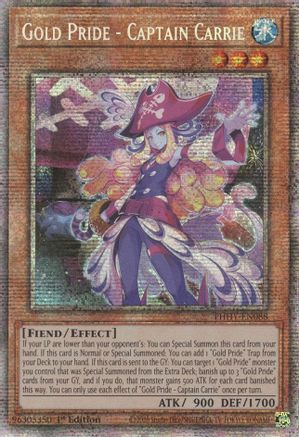 Image of Gold Pride - Captain Carrie (Starlight Rare) (PHHY-EN088) - Photon Hypernova 1st Edition