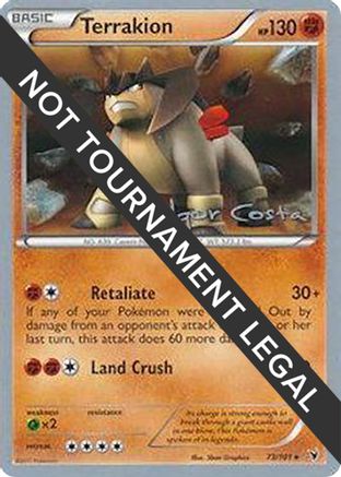 Image of Terrakion - 2012 (Igor Costa) 073  World Championship Decks - Rare