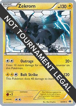 Image of Zekrom - 2012 (Chase Moloney) 050  World Championship Decks - Rare