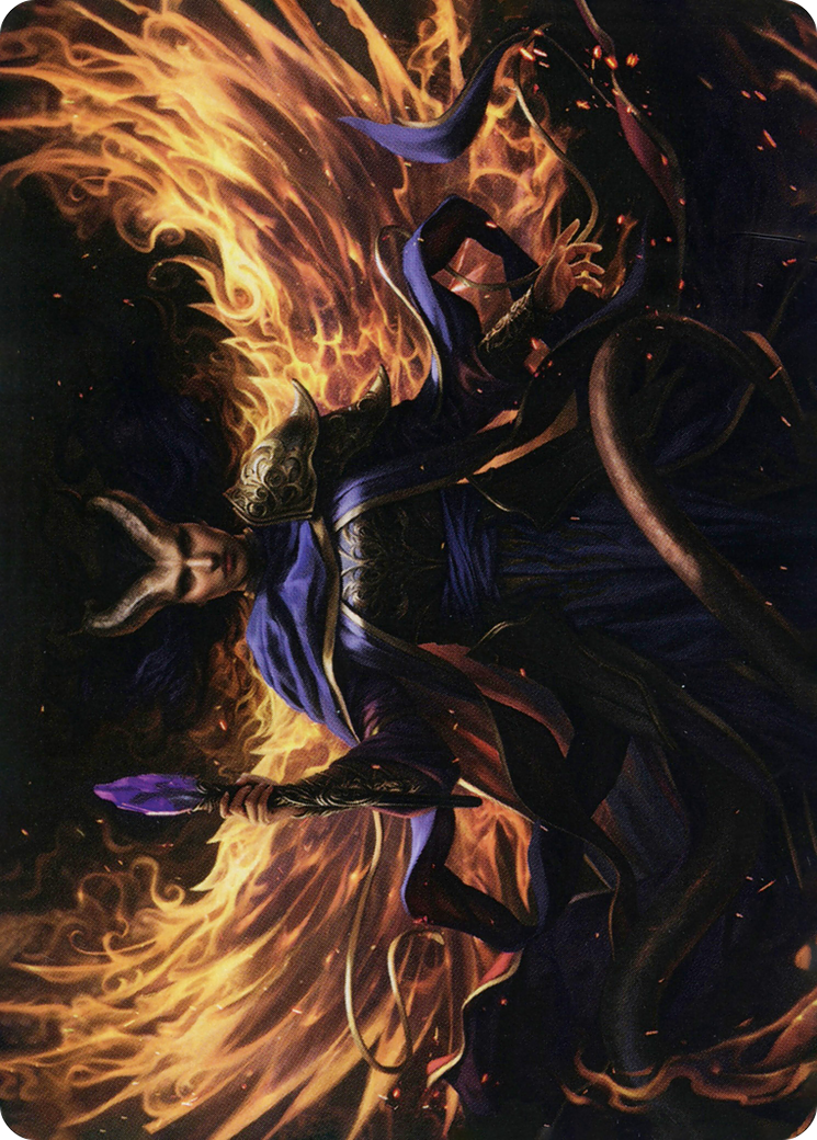 Image of Farideh, Devil's Chosen // Farideh, Devil's Chosen (AAFR-032) - Adventures in the Forgotten Realms Art Series (Borderless)