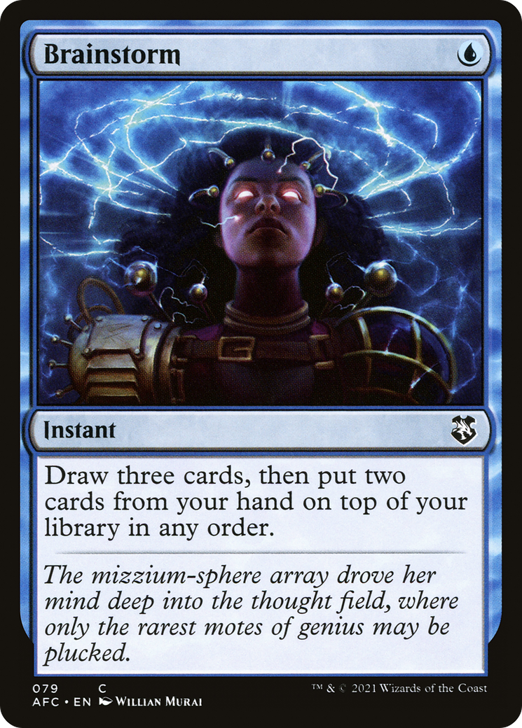 Image of Brainstorm (AFC-079) - Forgotten Realms Commander
