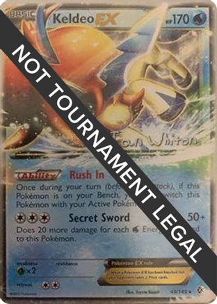 Image of Keldeo EX - 2013 (Ian Whiton) 049  World Championship Decks - Ultra Rare