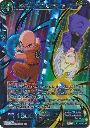 Image of Android 18 & Krillin, Super-Powered Spouses (BT20-043) - Power Absorbed Foil