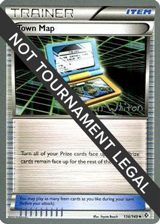 Image of Town Map - 2013 (Ian Whiton) 136  World Championship Decks - Uncommon