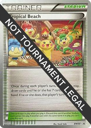 Image of Tropical Beach - 2013 (Ian Whiton) BW50  World Championship Decks - Promo