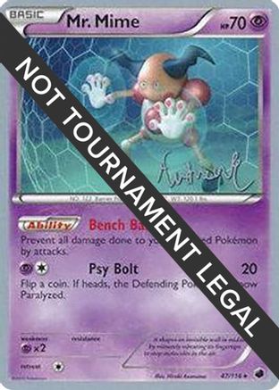 Image of Mr. Mime - 2014 (Andrew Estrada) 047  World Championship Decks - Rare
