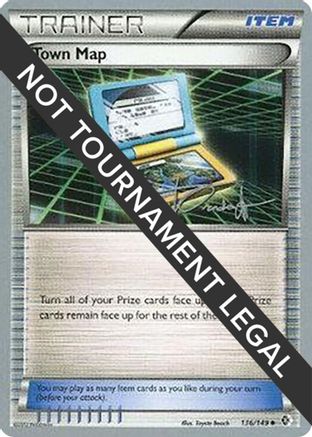 Image of Town Map - 2014 (Trent Orndorff) 136  World Championship Decks - Uncommon