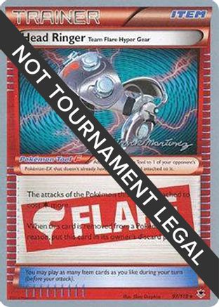 Image of Head Ringer (Team Flare Hyper Gear) - 2015 (Patrick Martinez) 097  World Championship Decks - Rare